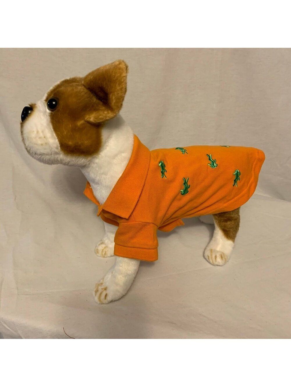 Canine Style Orange Alligator Polo Shirt